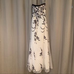 White Evening Gown/ Prom Dress